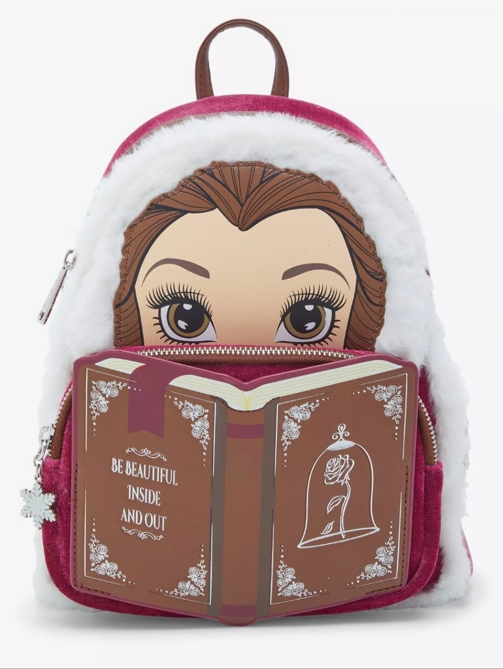 Loungefly Disney Winter Belle Cosplay Beauty and the Beast Backpack